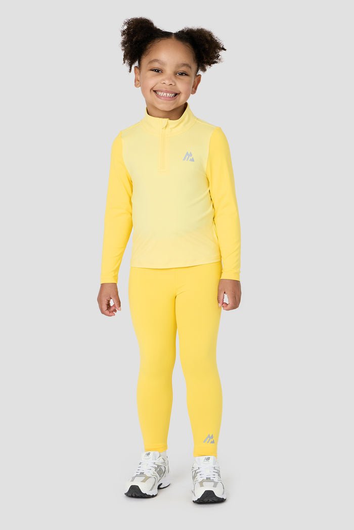 Infant Girls Bounce 1/4 Zip - Lemon/Banana