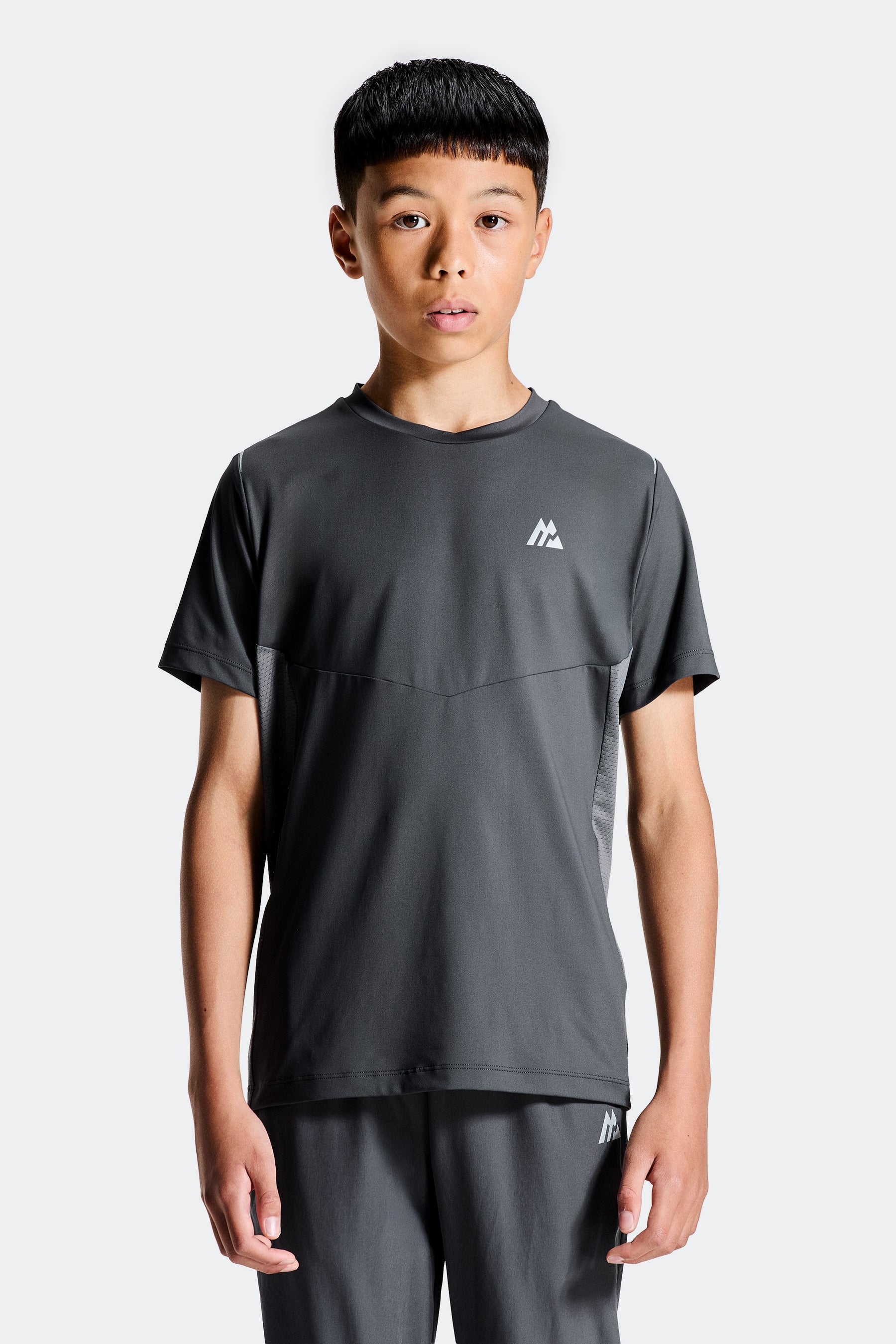 Boys Scope T-Shirt - Asphalt/Cement Grey