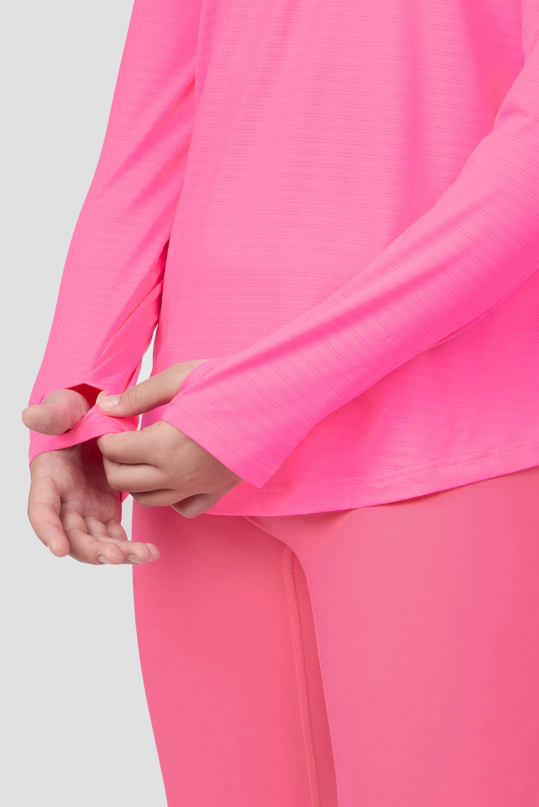 Girls Energy 1/4 Zip - Fuchsia