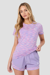 Women's Trail T-Shirt - Pink/Lilac/White