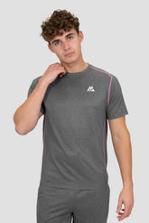 Terra T-Shirt - Black/Neon Pink