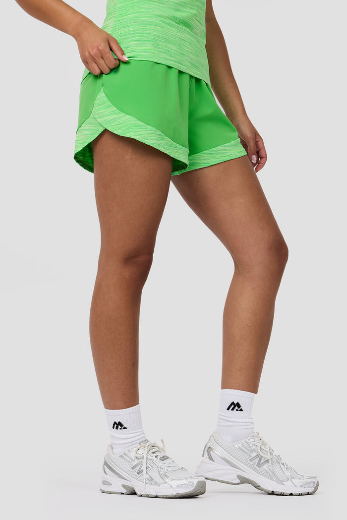 Women's Trail Shorts - Green Multi