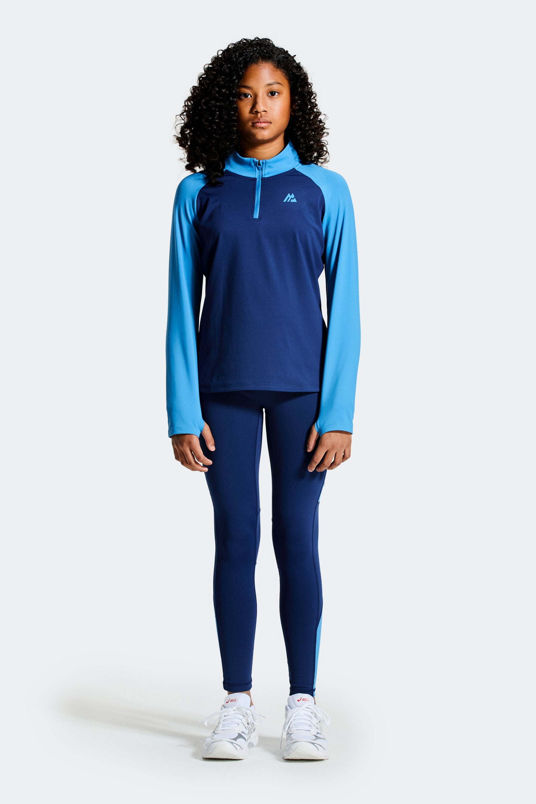 Girls Dash Legging - Agency/Denim Blue