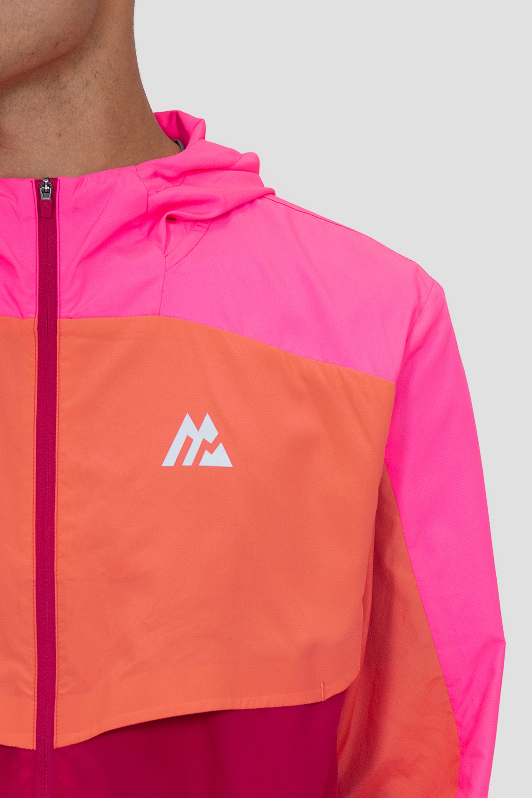 Breeze Windbreaker - Neon Pink/Coral/Spiced Cherry