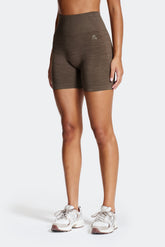Trail Seamless Short - Macchiato Marl