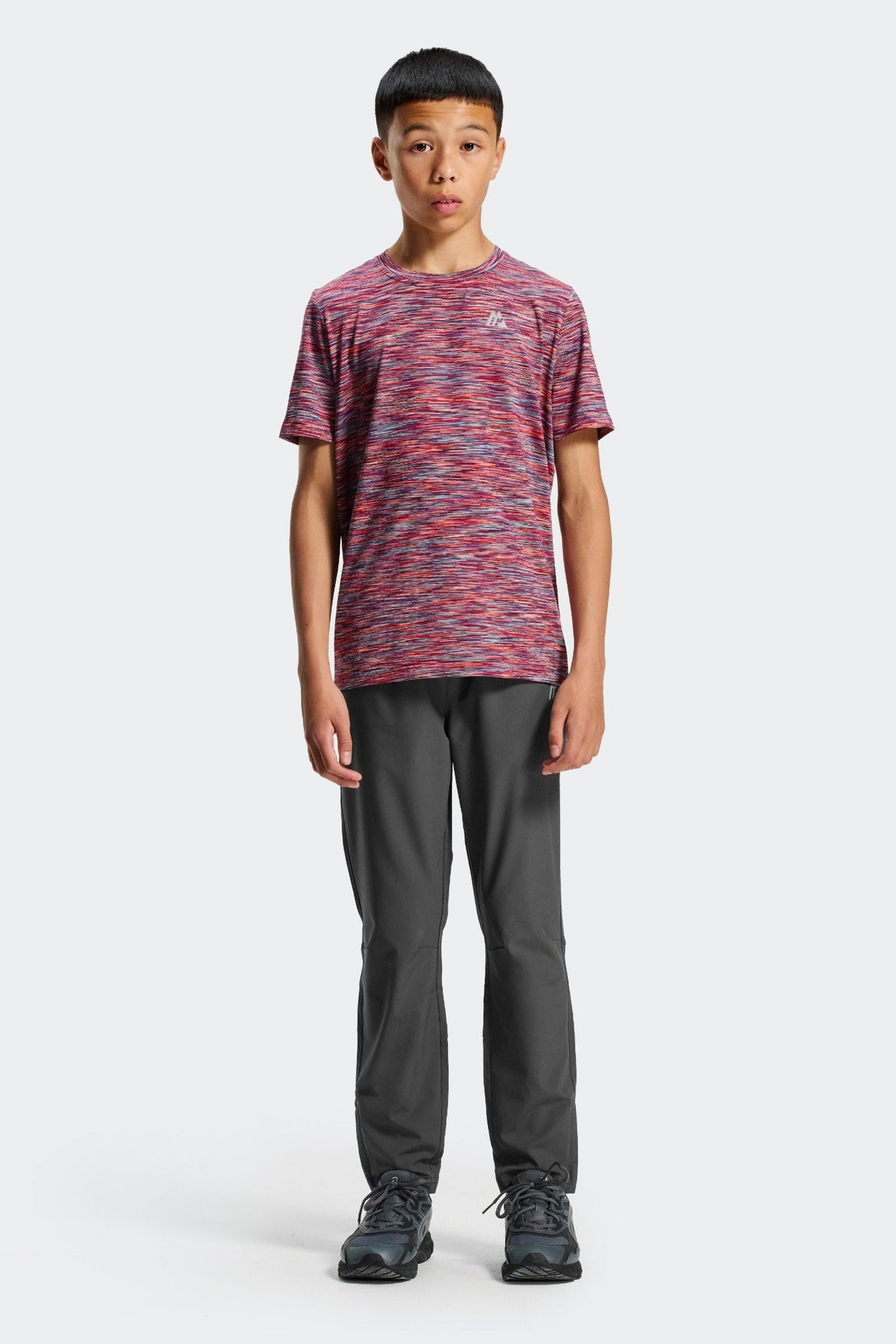 Boys Trail T-Shirt - Blue/Red