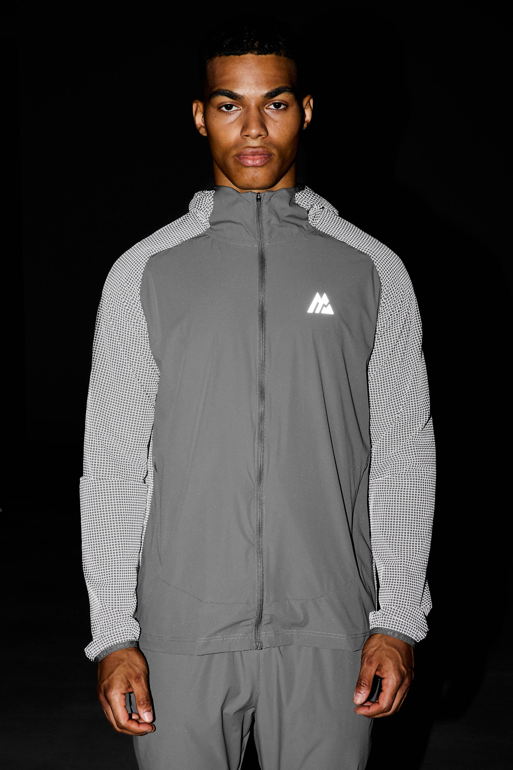 Argent Reflective Jacket - Cement Grey