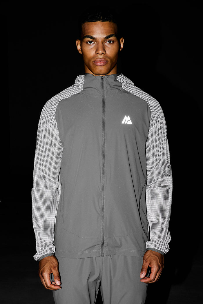 Argent Reflective Jacket - Cement Grey