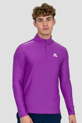 Charge 1/4 Zip - Electric Purple