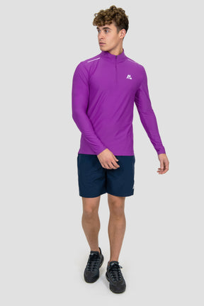 Charge 1/4 Zip - Electric Purple