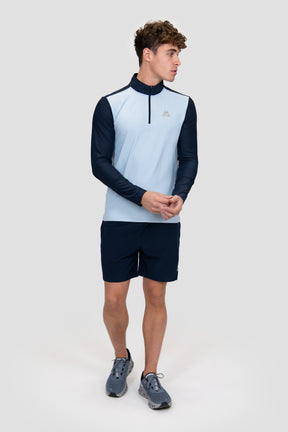 Charge 1/4 Zip - Summer Mist/Midnight Blue