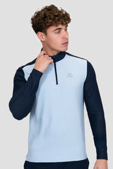 Charge 1/4 Zip - Summer Mist/Midnight Blue