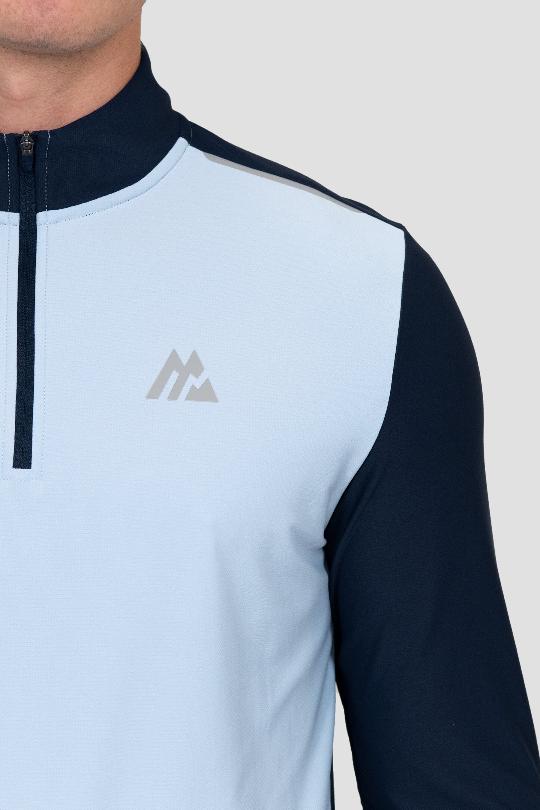 Charge 1/4 Zip - Summer Mist/Midnight Blue