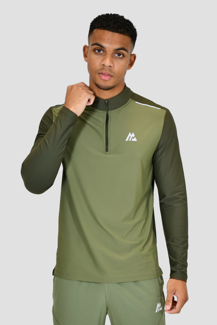 Charge 1/4 Zip - Orchard/Elm