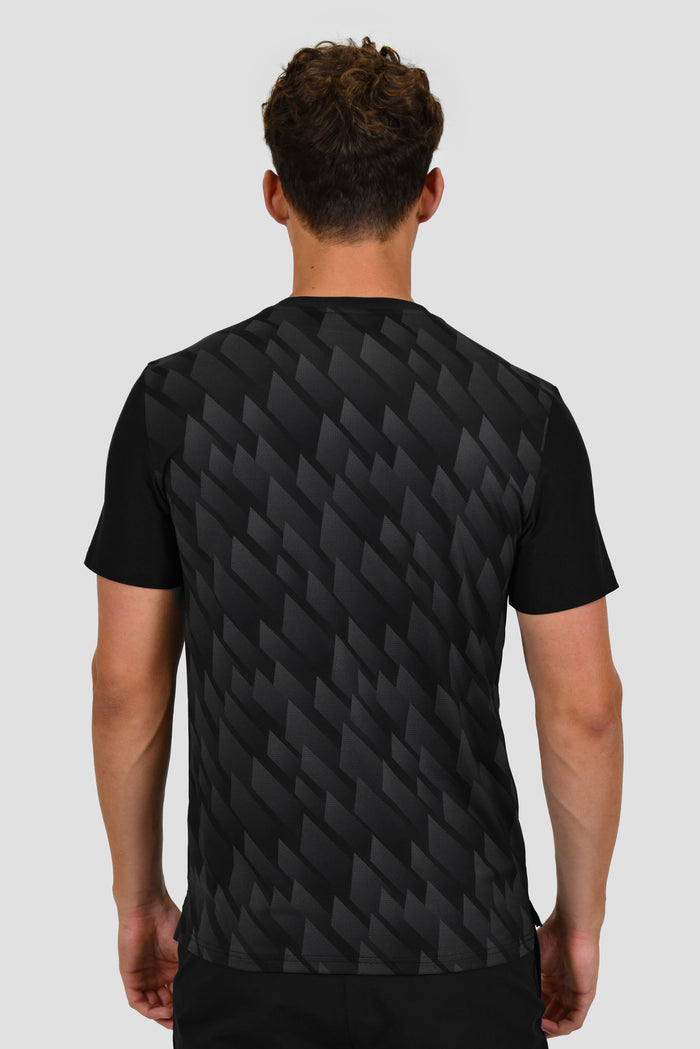 Men's Charge Print T-Shirt - Black/Asphalt