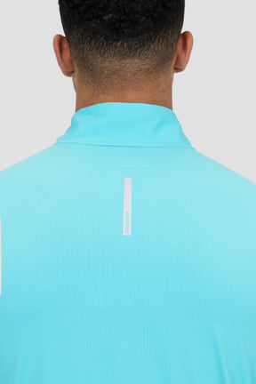 Charge 1/4 Zip - Neon Sky