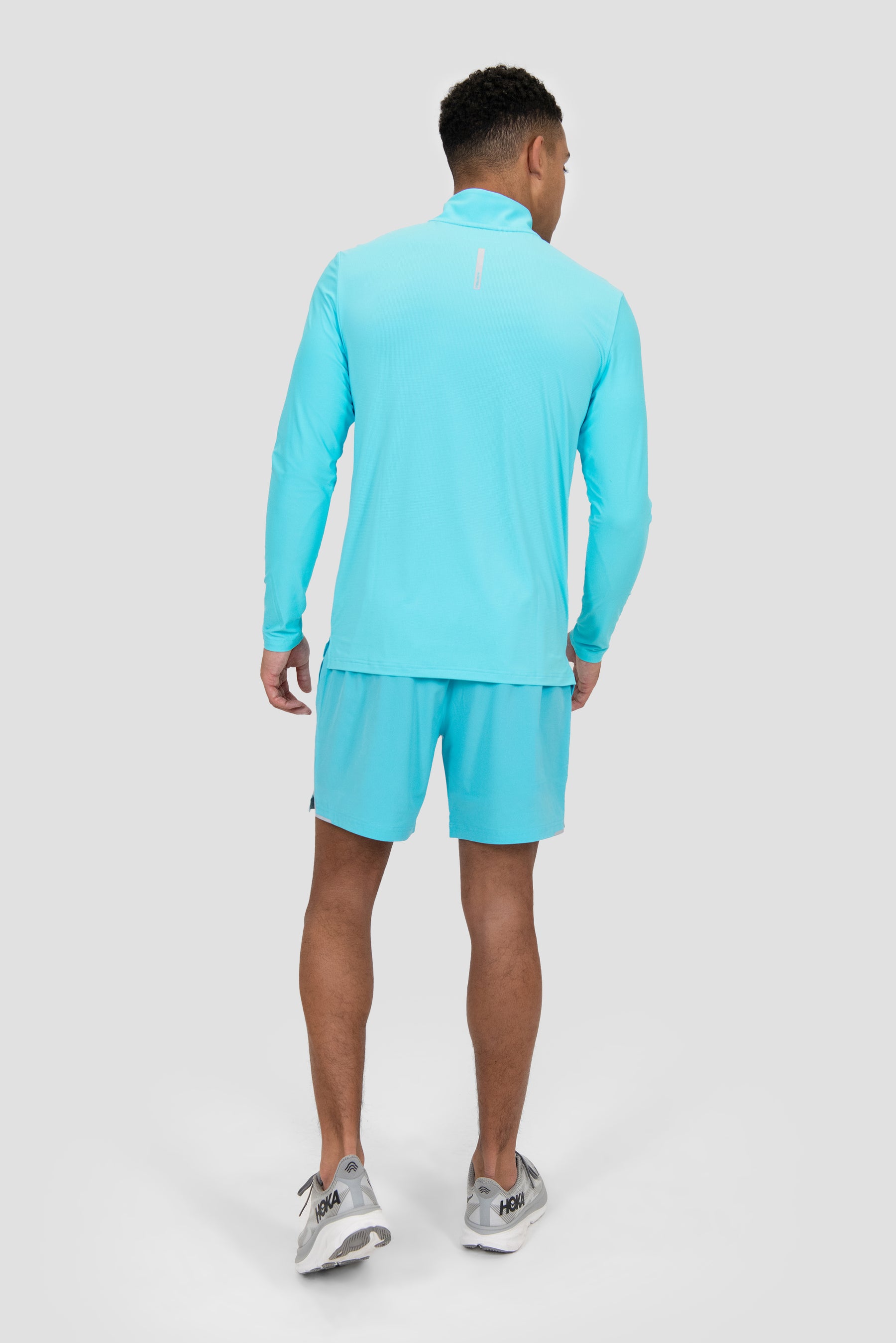 Charge 1/4 Zip - Neon Sky