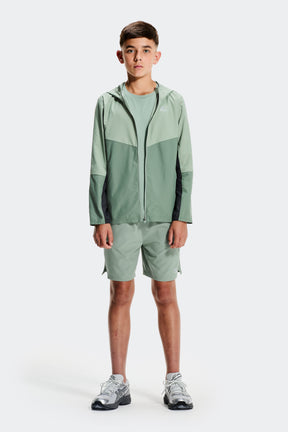 Boys Spectra Windbreaker - Ash Green/Green Slate/Asphalt