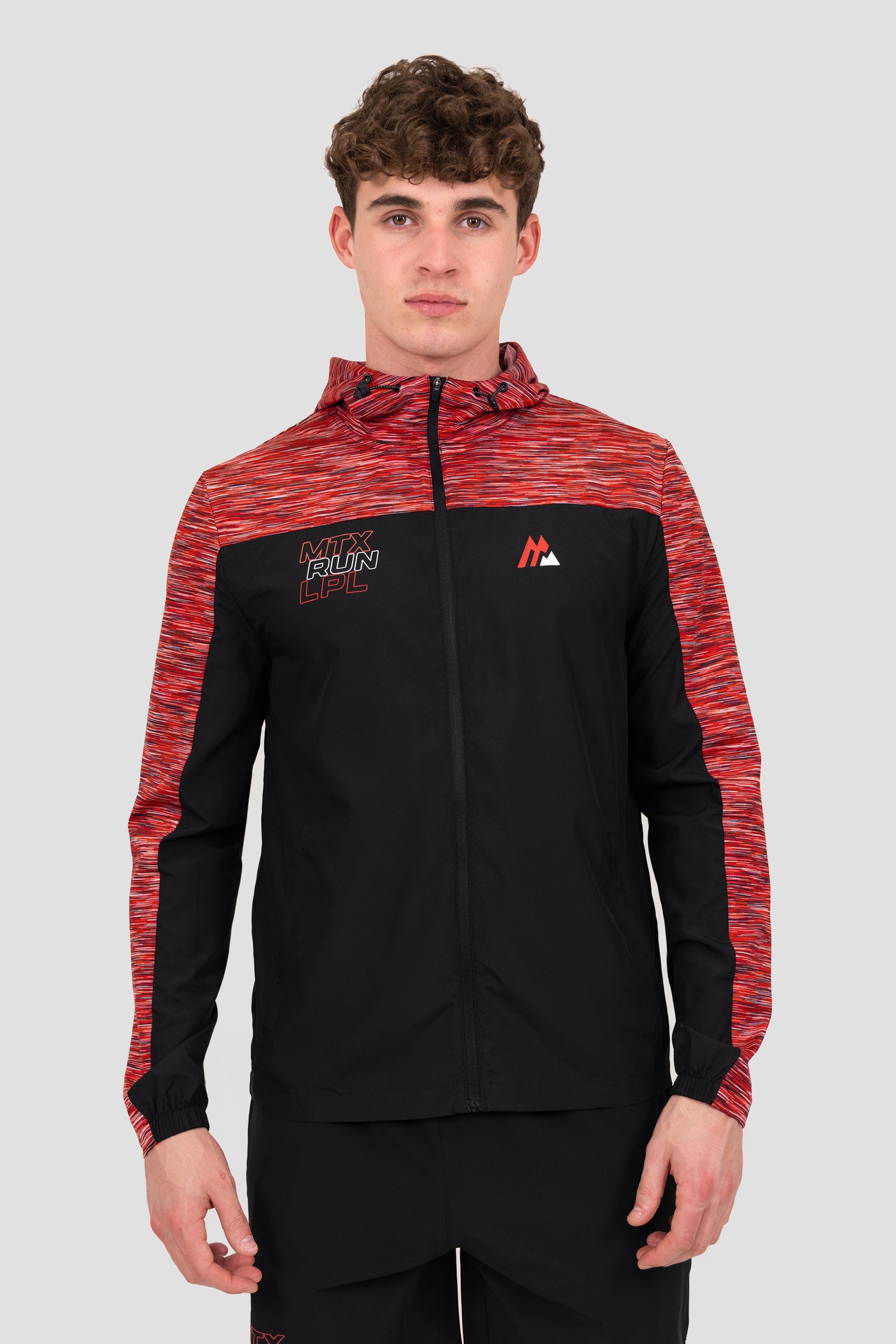 MTX Run City Liverpool Jacket - Black/Chill/Cardinal Red/White
