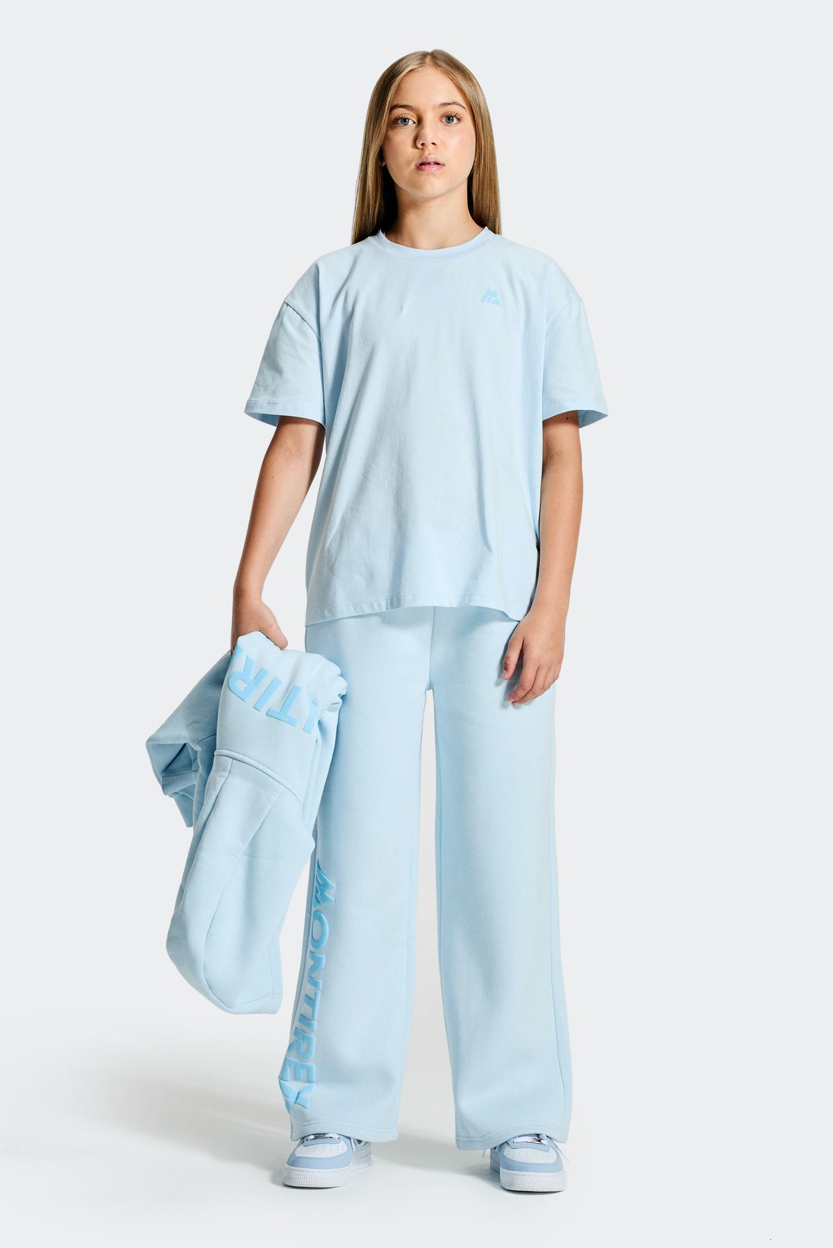 Girls Vibe Hood - Misty Blue/Seashell Blue