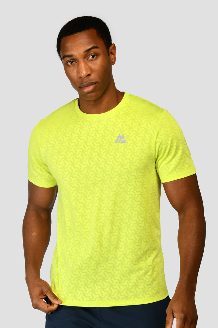 Men's Crux Knit T-Shirt - Lime Frost