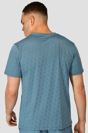 Men's Crux Knit T-Shirt - Steel Blue
