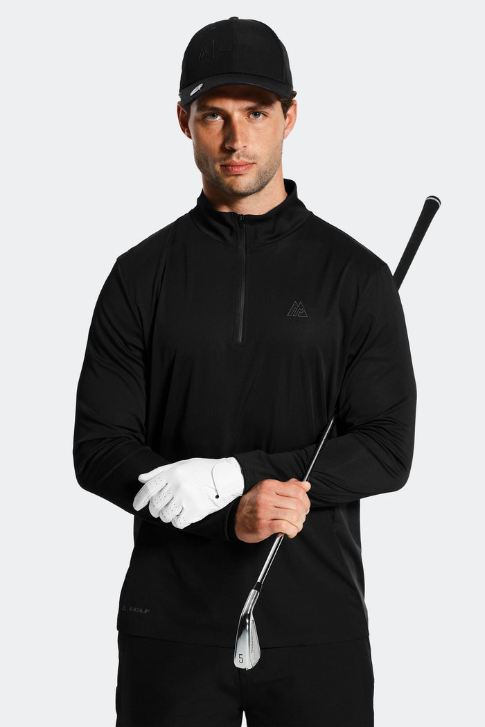 Golf 1/4 Zip - Black/Onyx