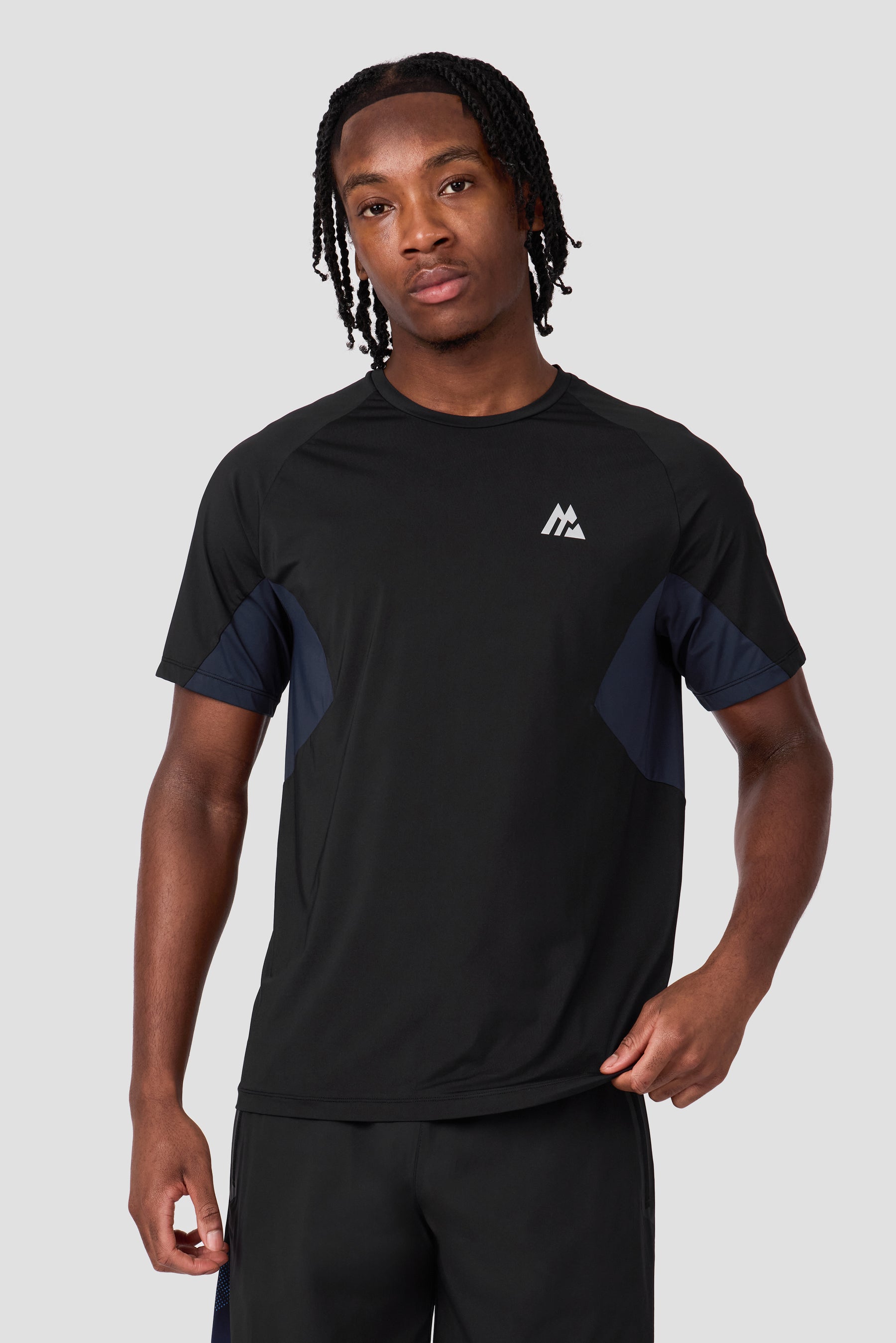 Endurance T-Shirt - Black/Midnight Blue/Bondi