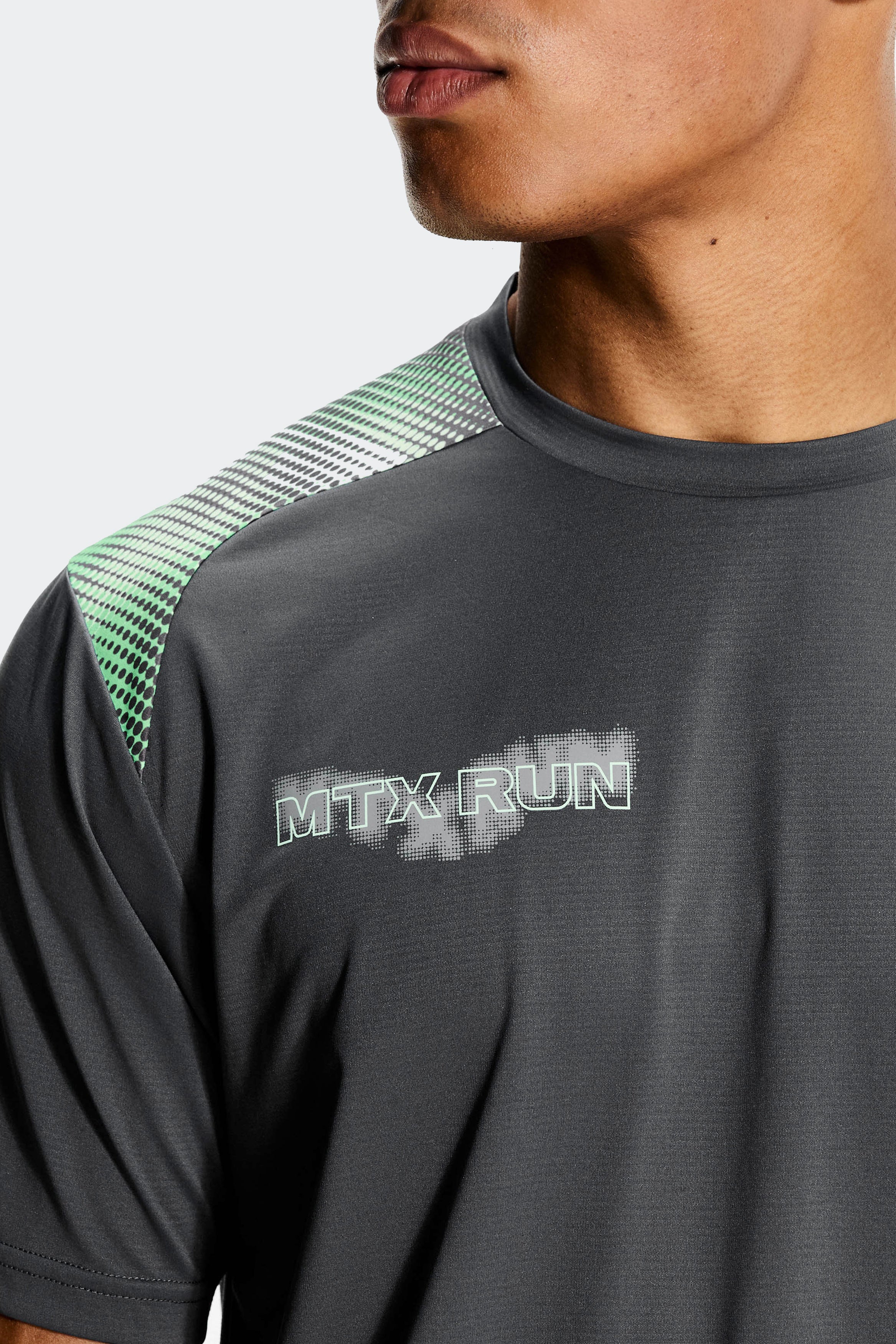 MTX Run Disperse T-Shirt Asphalt | Montirex Sportswear Gymwear