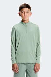 Boys Delta 1/4 Zip - Ash Green