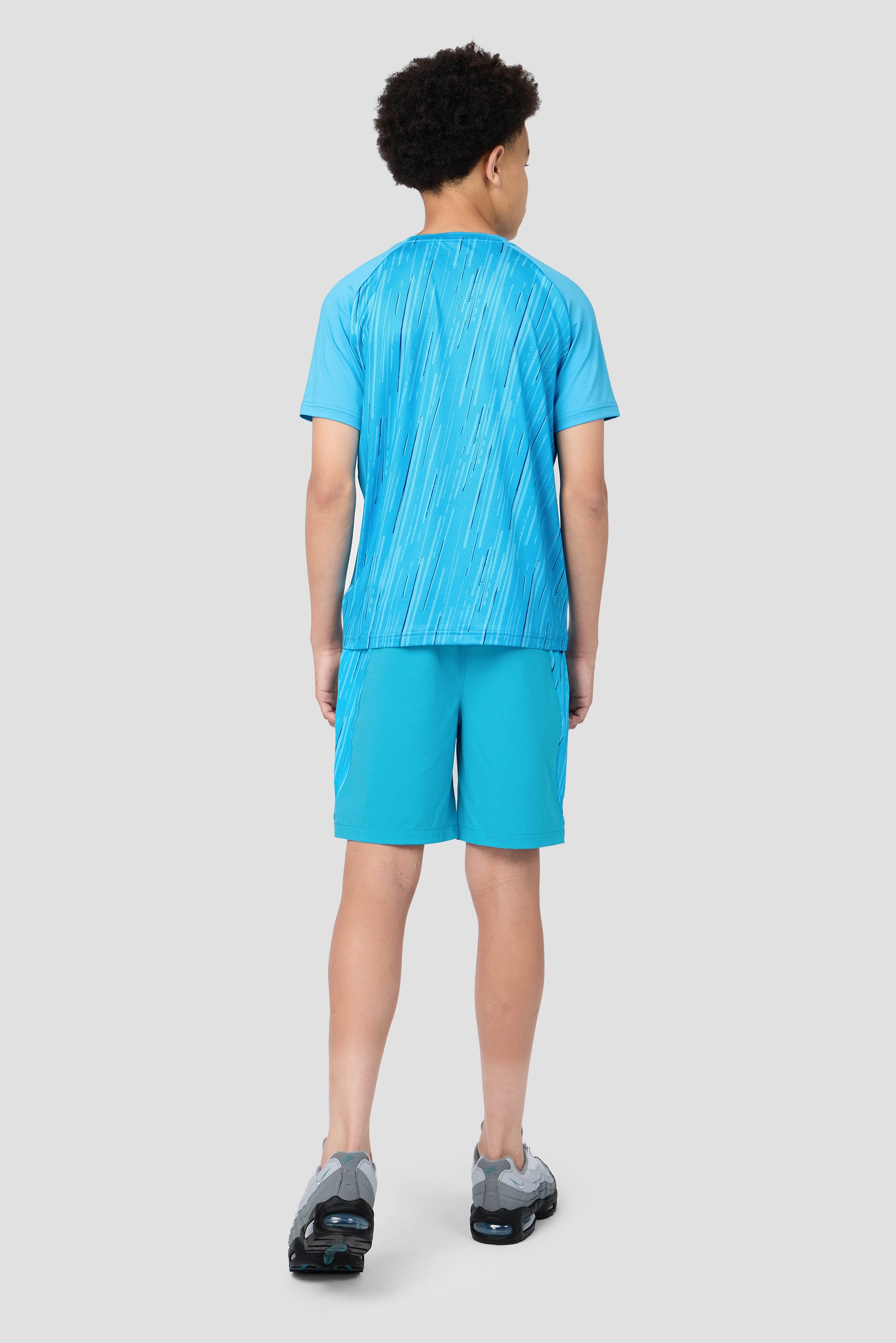 Boys Vigour Short - Maya Blue/Neon Sky