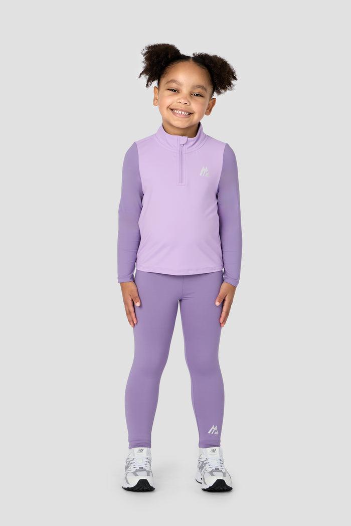 Infant Girls Bounce 1/4 Zip/Legging Set - Parma/Lilac Chalk