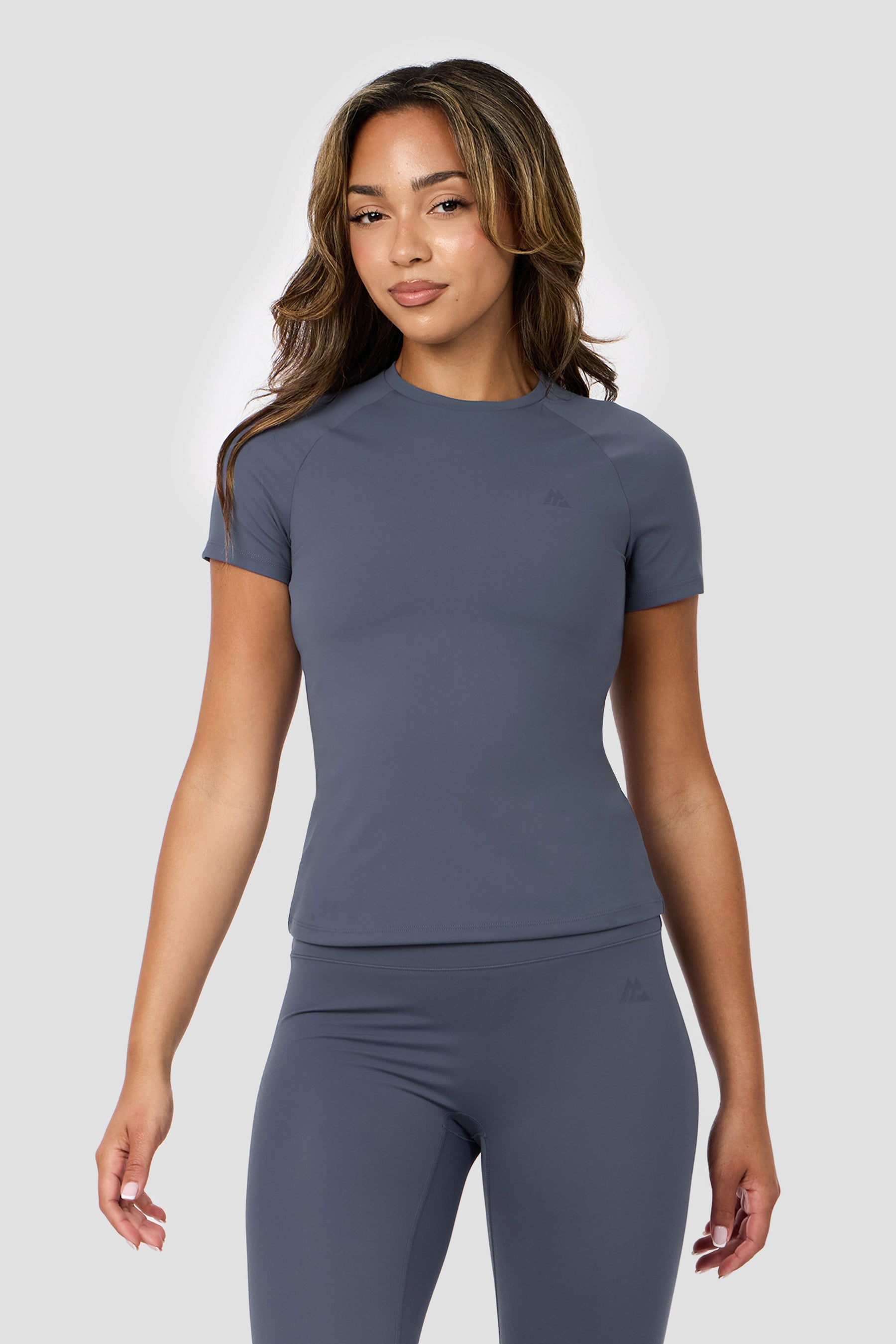 Form Baby T-Shirt - Greyed Indigo