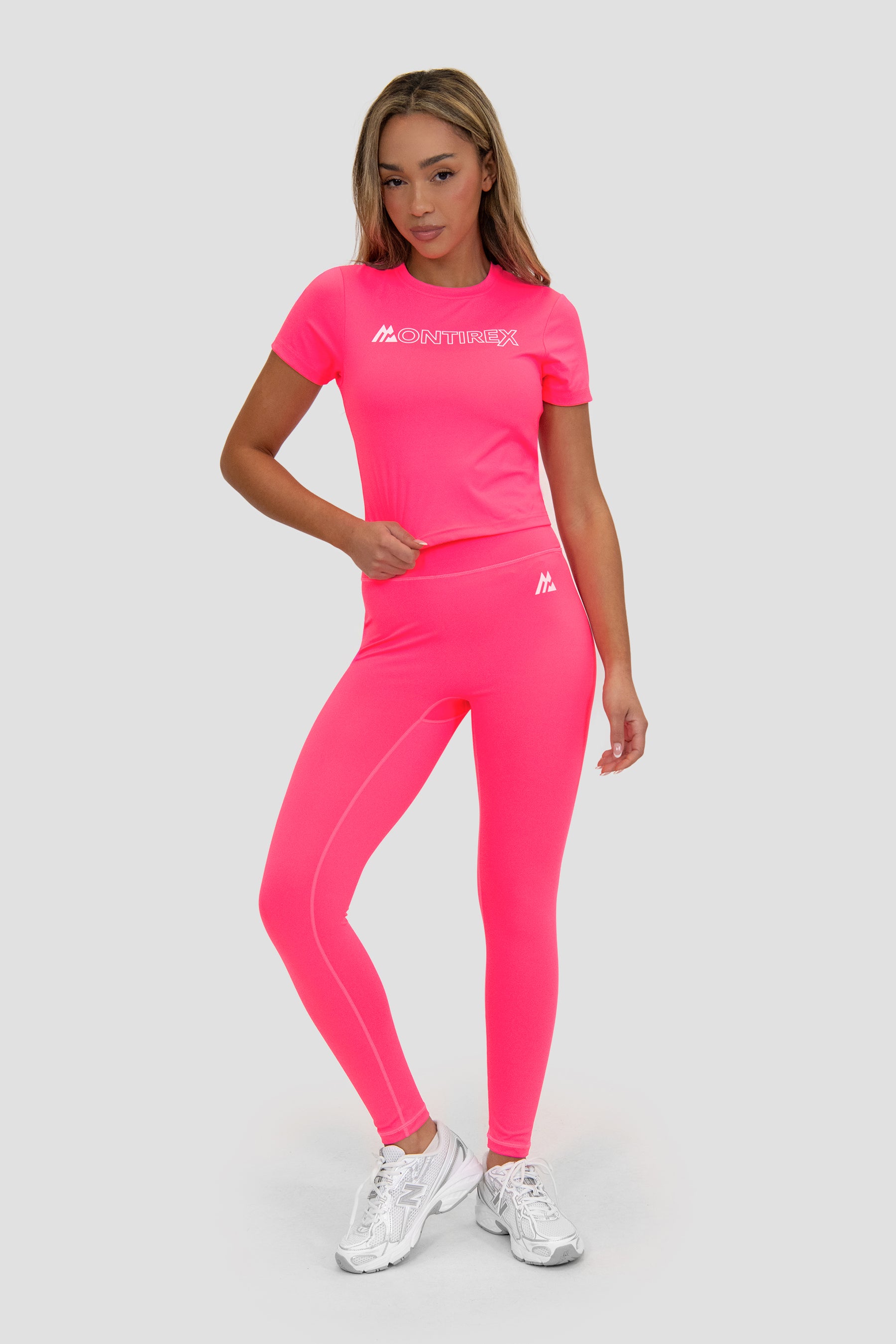 Women's Limit T-Shirt - Neon Pink/Silk Pink