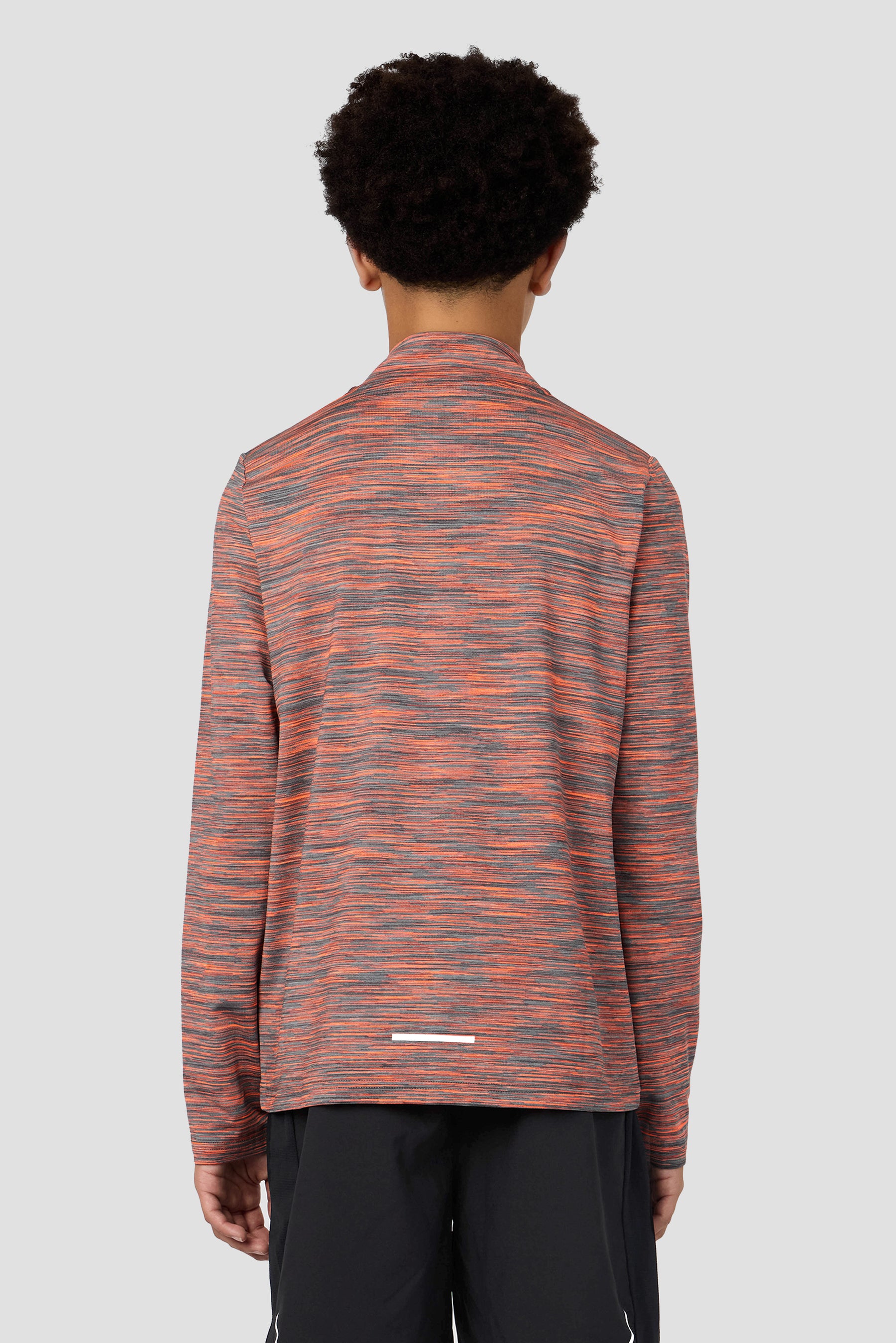 Boys Trail 2.0 1/4 Zip - Grey/Orange
