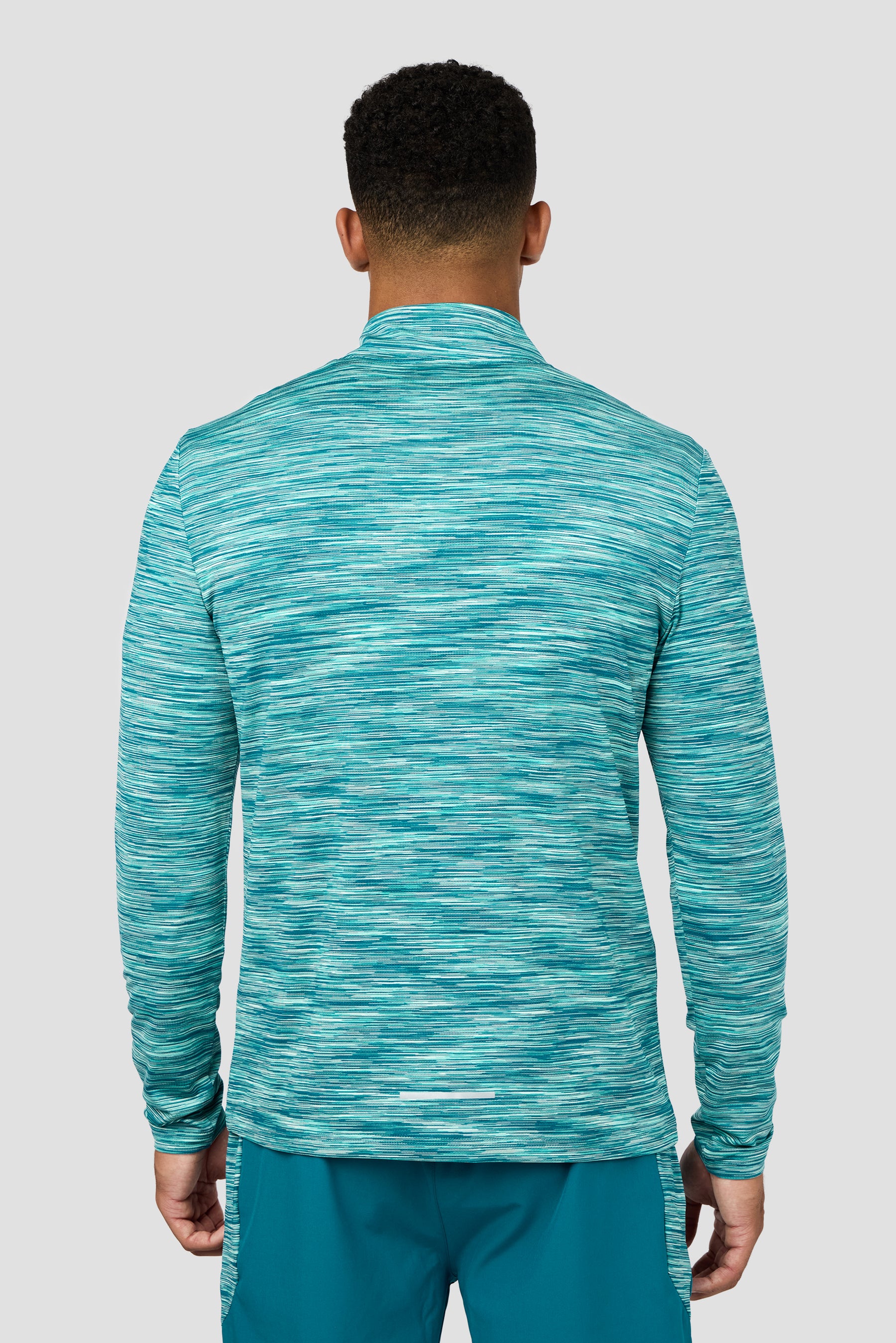 Trail 1/4 Zip - Teal Multi
