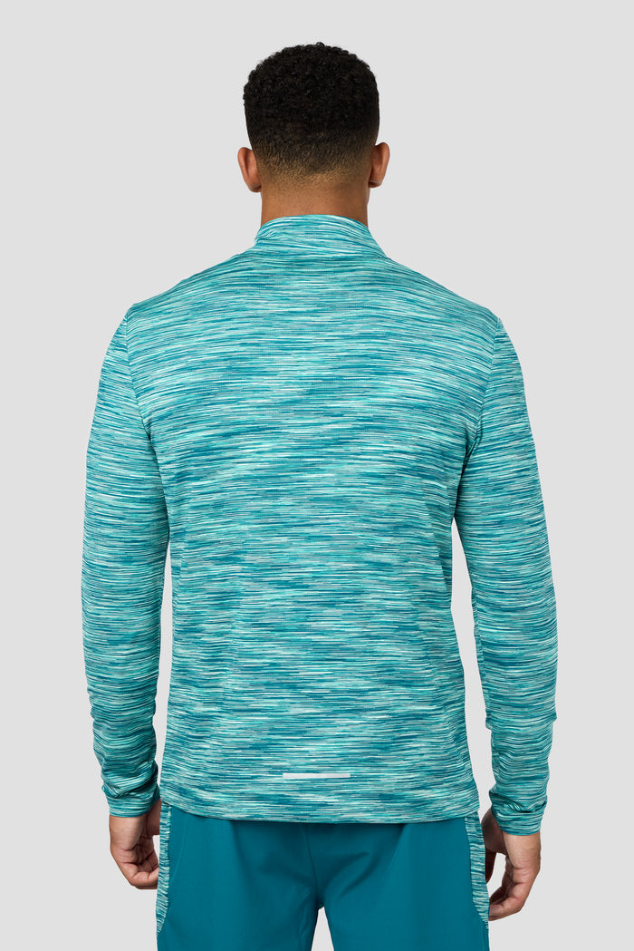 Trail 1/4 Zip - Teal Multi