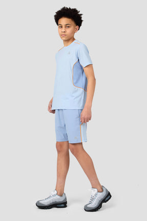 Boys Chroma Short - Cloudy Blue/Summer Mist/Tangerine Glow
