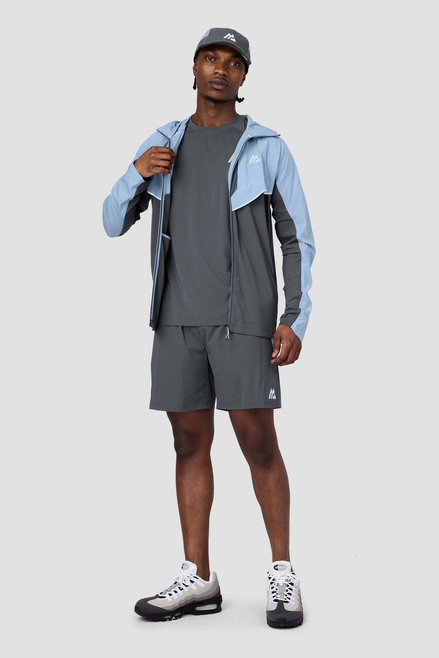 MTX Trail Traction T-Shirt - Slate Grey/Cloudy Blue