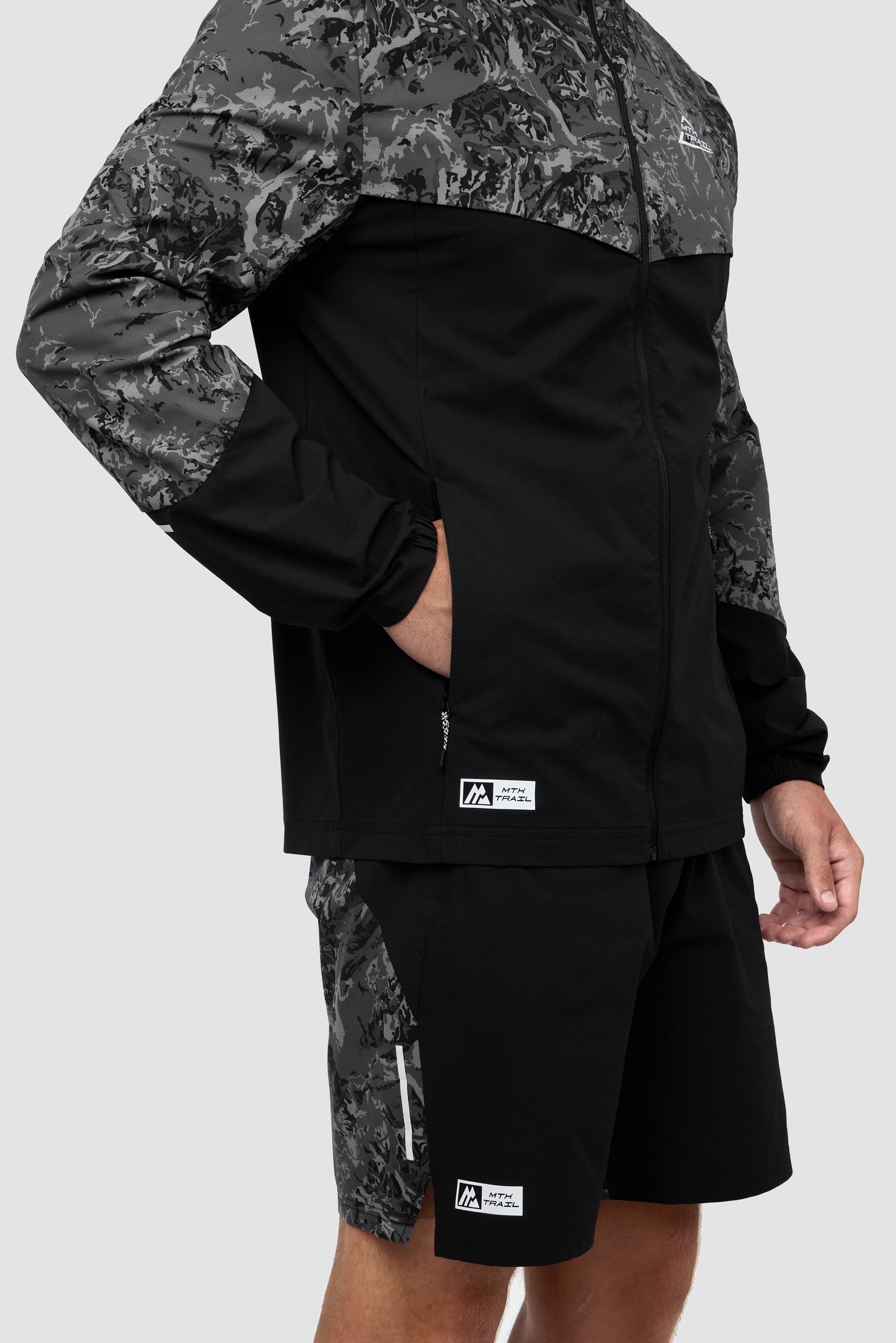 MTX Trail Triax Windbreaker - Black/Asphalt