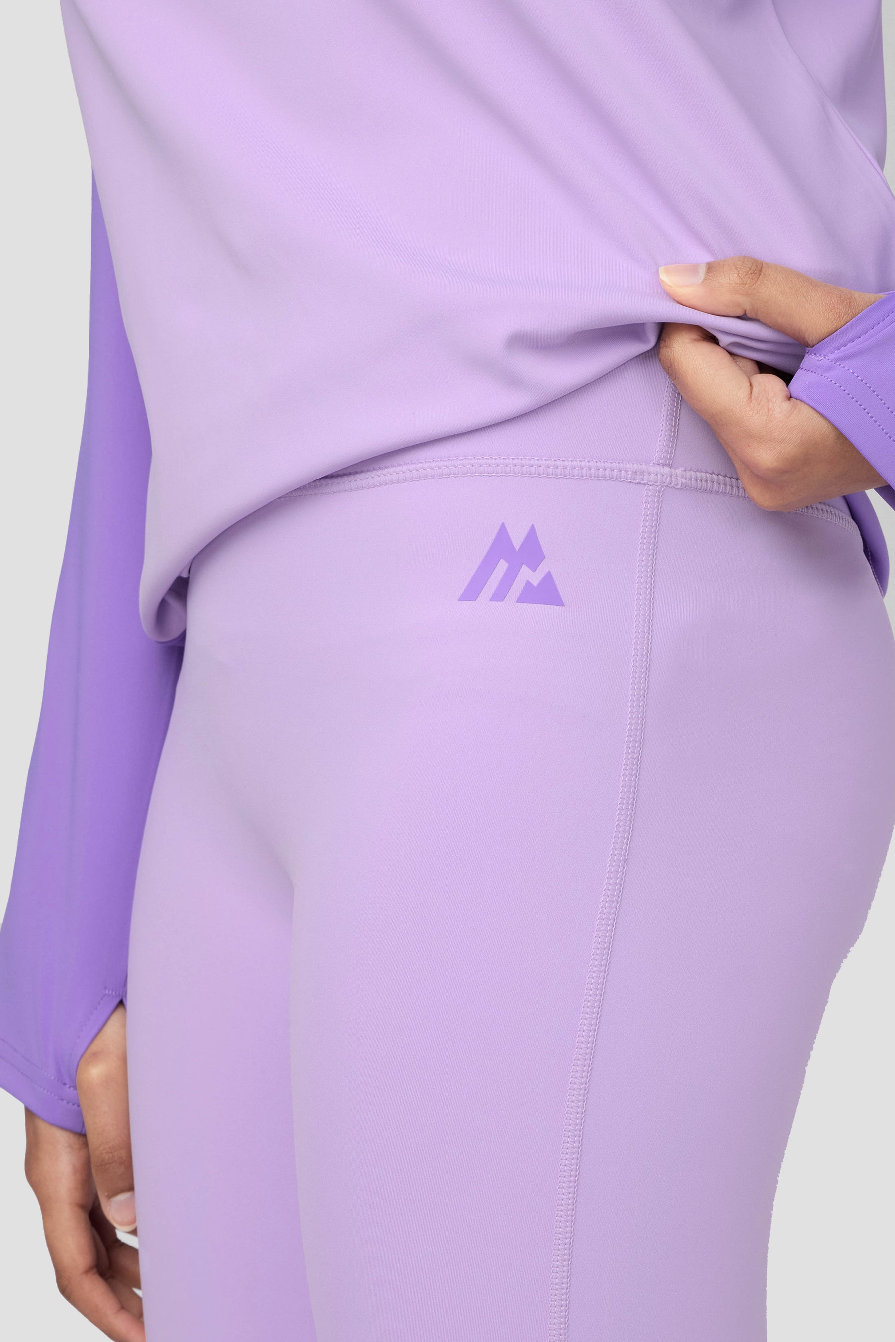 Girls Dash Legging - Parma/Royal Purple