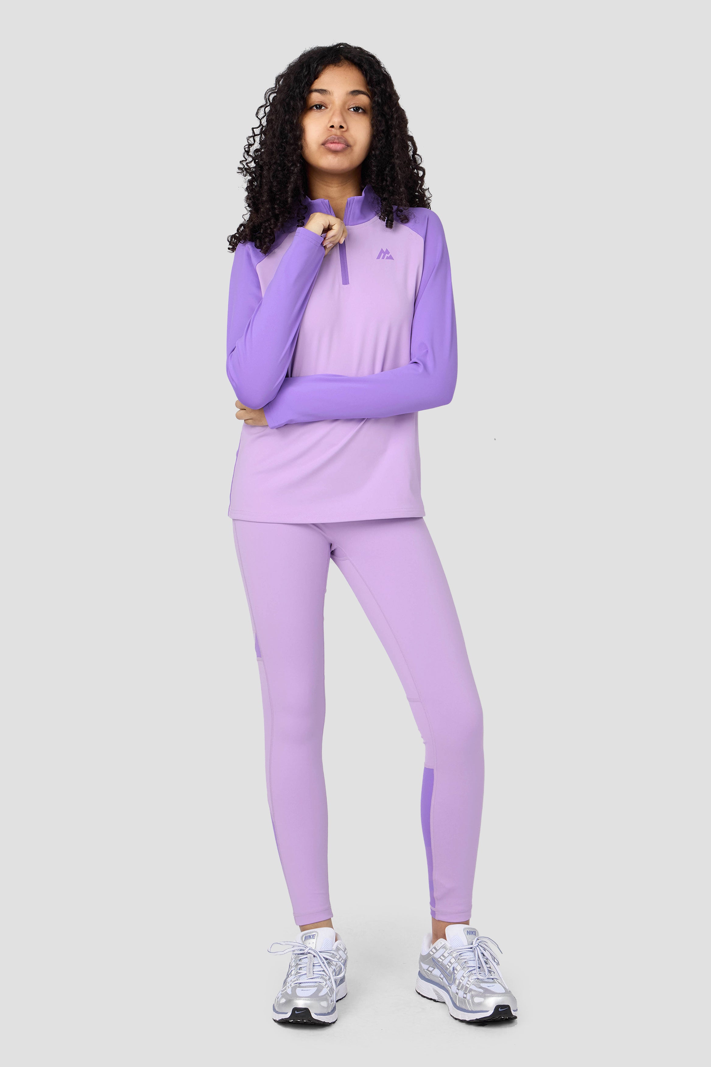 Girls Dash 1/4 Zip - Stylish Gymwear by Montirex