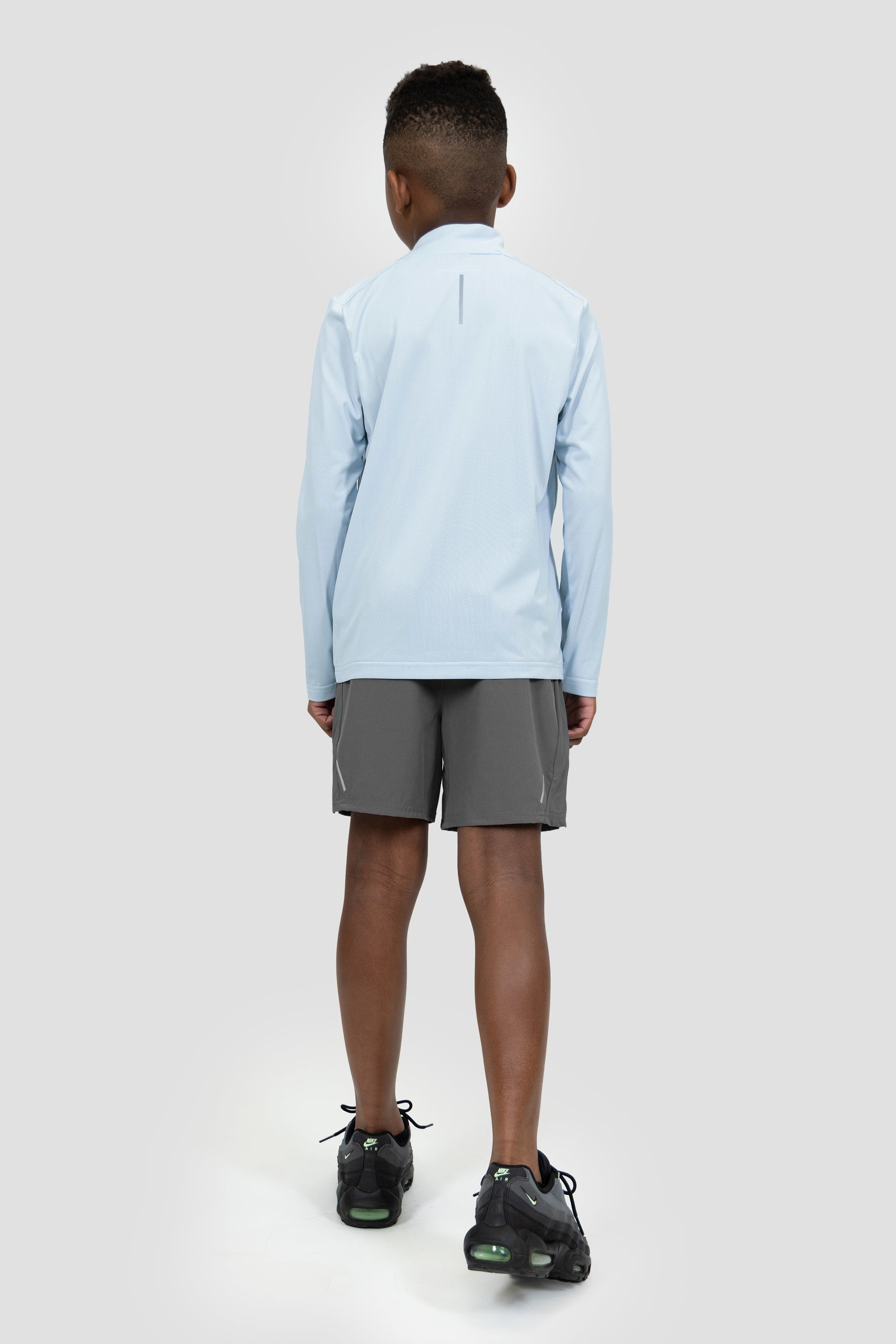 Boys Delta 1/4 Zip - Summer Mist