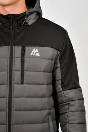 Men's Delta Hybrid Jacket - Asphalt/Black