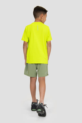 Boys Delta T-Shirt - Electric Lime