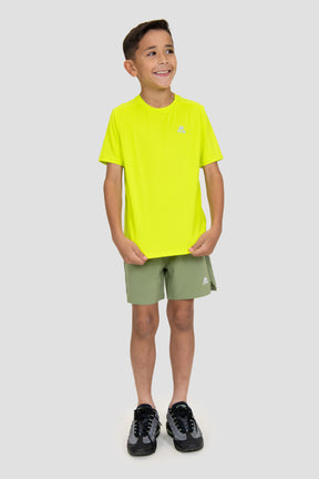 Boys Delta T-Shirt - Electric Lime