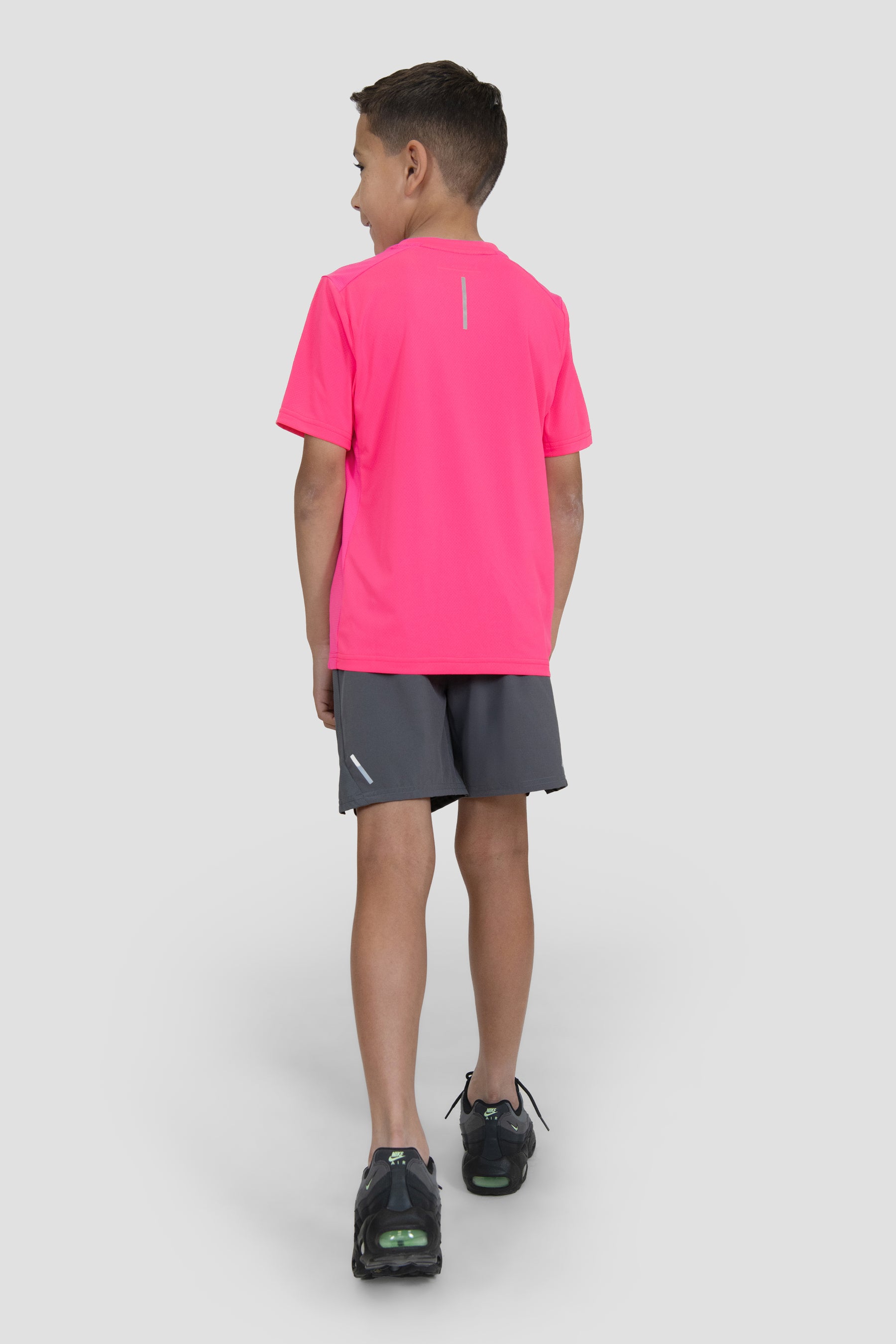 Boys Delta T-Shirt - Neon Pink