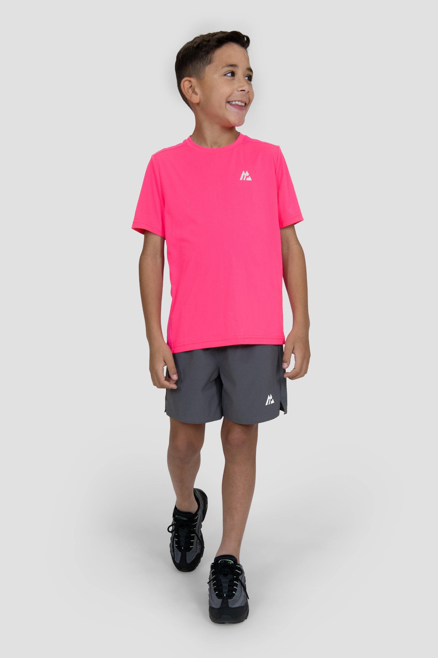 Boys Delta T-Shirt - Neon Pink