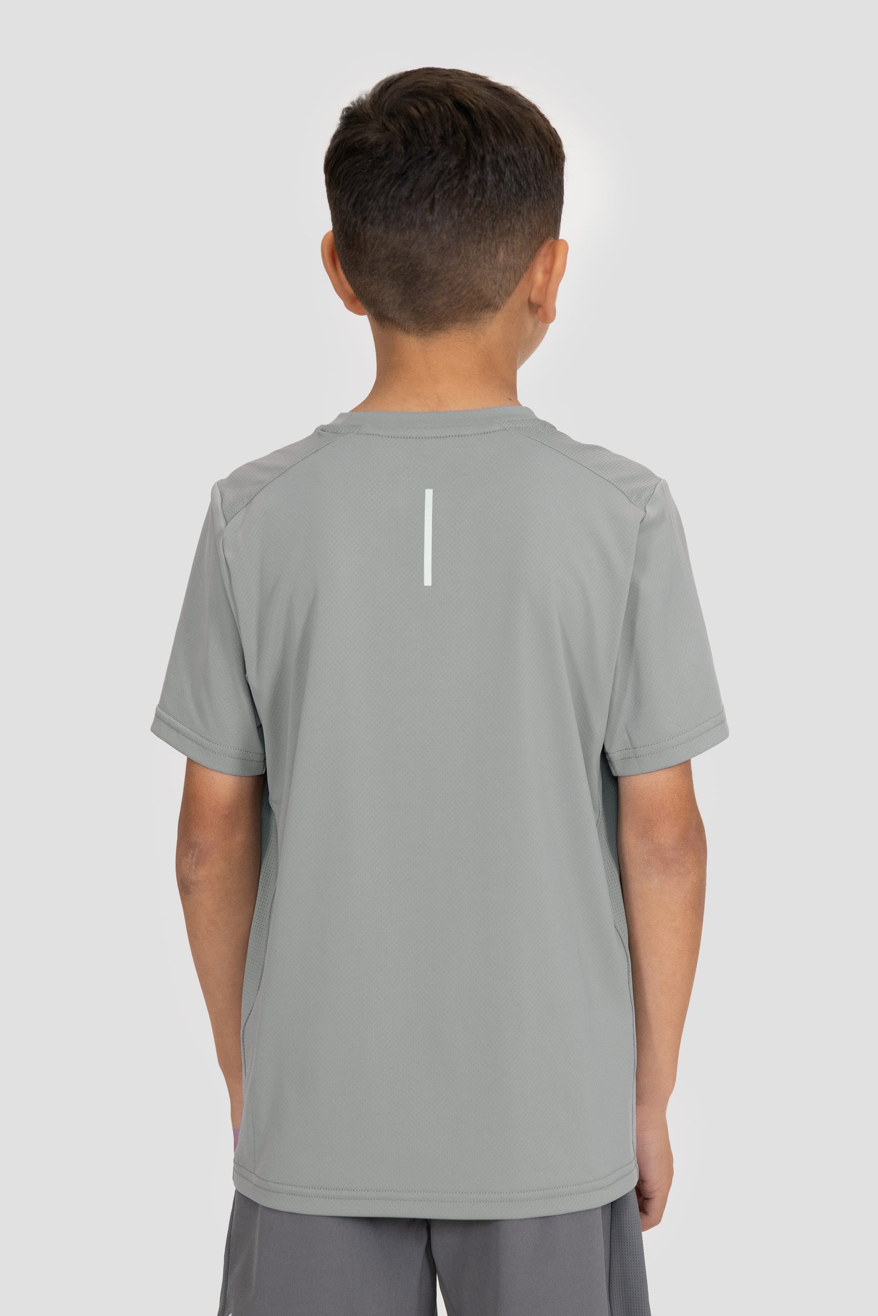 Boys Delta T-Shirt - Platinum Grey