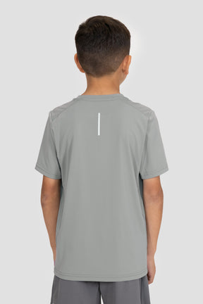 Boys Delta T-Shirt - Platinum Grey